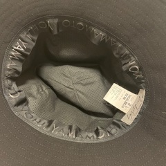 ヨウジ　ヤマモト　Wrinkled Gabardine Fedora hat