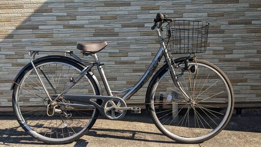 中古自転車 6段変速 27インチ （ノーマルライト） 軽整備済み 安い 防犯登録 町田市 麻生区 神奈川 025ky