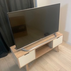 49V型テレビ(LG社製)+テレビ台のセット