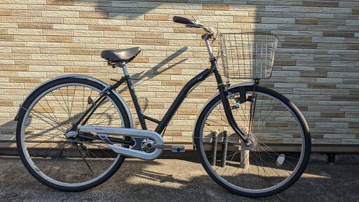 中古自転車 3段変速 26インチ （LEDノーマルライト） 軽整備済み 安い 防犯登録 町田市 麻生区 神奈川 026ky