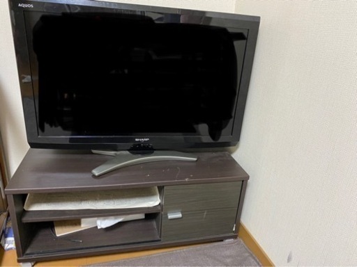 SHARP32vテレビとテレビ台セット