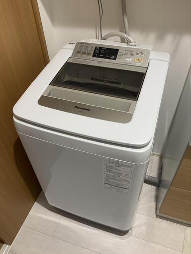 取引決定　洗濯機　８㎏　パナソニック
