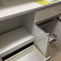 ①大川家具 土井インテリヤ キッチンボード 食器棚 キッチン収納