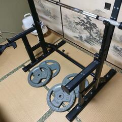 リーディングエッジ　ベンチプレス　プレート15×4付き