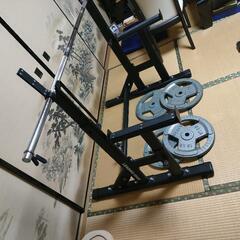 リーディングエッジ　ベンチプレス　プレート15×4付き