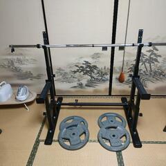 リーディングエッジ　ベンチプレス　プレート15×4付き