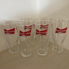 Budweiser/バドワイザー　グラス　6個セット　新品未使用