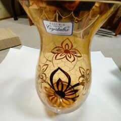 BOHEMIA LEAD CRYSTAL GLASSの花瓶