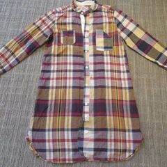 Beams Boy　ビームス　チェックロングシャツ　レディース　...