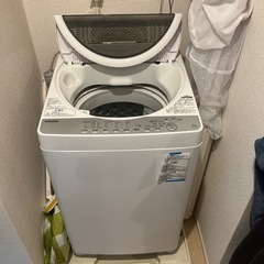 洗濯機　6kg 本日引き取りの方無料
