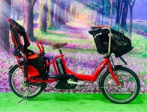 Ⅳ 4424 長生きバッテリー8.9A 新品日本製タイヤ　子供乗せ電動自転車