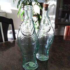 ガラス(魚型)のボトル
