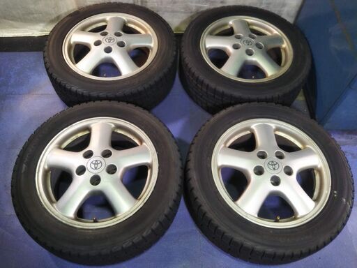 冬トヨタ純正 ツアラー【富山】トヨタ 100系 チェイサー マークⅡ クレスタ ツアラー純正 205/55R16 スタッドレス 16インチ 年代物 4本