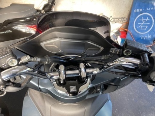 PCX125】新車 マッドグレーメタリック 最新現行モデル 若林自転車 膳所