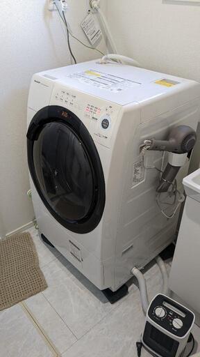 SHARP製ドラム式洗濯機 - 家具