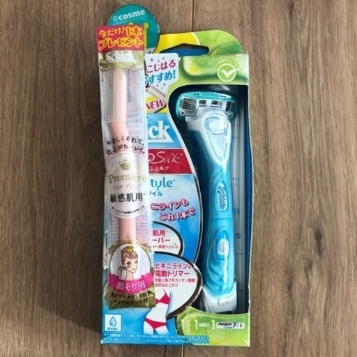 【新品】Schick シックハイドロシルク　顔そり用剃刀付