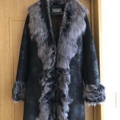 オール羊高級毛皮コート　Mサイズ