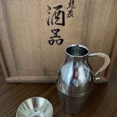 本錫製品　徳利2本ちょこ５つ