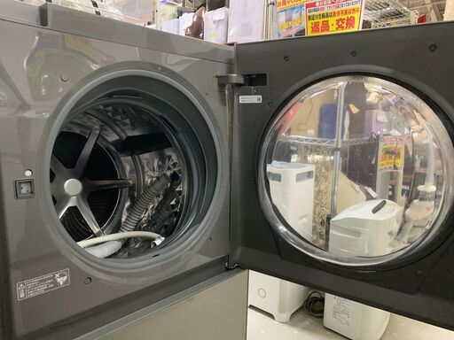 値下げ！　★来店限定★　Panasonic　パナソニック　ドラム式電気洗濯機　ドラム式洗濯乾燥機　10kg　NA-VG2200R　2018年製　サビ有