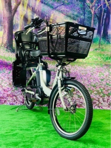 Ⅳ4416 新品長生きバッテリー8.9A 新品日本製タイヤ　子供乗せ電動自転車