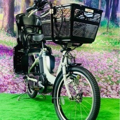 試乗OK！ヤマハパスキス_3 3人乗り子供乗せ電動自転車