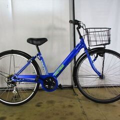 C341★限定特価★ 中古自転車 【26インチ　シティ　6段　LEDオートライト　青 】 C341☆限定特価☆ 中古自転車 【26インチ シティ 6段 LEDオートライト