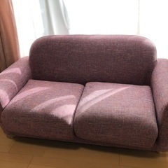 Francfranc ソファ　2人掛け　ヌボラ　ピンク