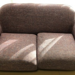 Francfranc ソファ　2人掛け　ヌボラ　ピンク