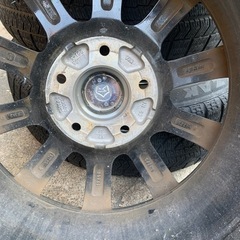 205/65R15スタッドレス、アルミ　ブリヂストンブリザックVRX中古4本セット！