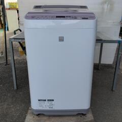 SHARP　電気洗濯乾燥機　5.5キロ　ES-T5E3-KP　2...