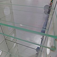 新札幌発 カルトーネ 700A-PW-AL ガラスケース ショーケース コレクションボード 幅45×奥行29×高さ150cm /1325