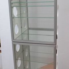 新札幌発 カルトーネ 700A-PW-AL ガラスケース ショーケース コレクションボード 幅45×奥行29×高さ150cm /1325
