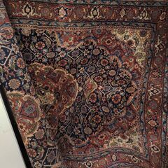 【訳あり】欧州orトルコ購入、大型中古ペルシャ絨毯、約220ｘ130㎝