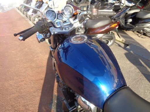 NO.4544　イナズマ４００　油冷４サイクル４気筒４００ｃｃ　ＢＥＥＴナサートＲカーボンマフラー　ネイビー　 ☆彡 NO.4544 イナズマ400 油冷4サイクル4気筒400cc BEET