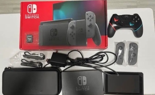 Nintendo Switch 本体 Joy-Con グレー（オプション付）