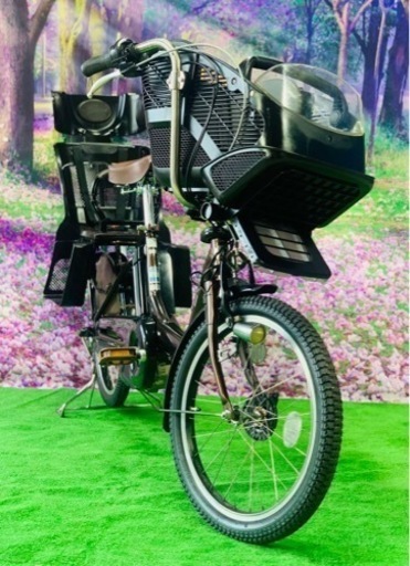 Ⅳ 4408 新品長生きバッテリー　新品日本製タイヤ　子供乗せ電動自転車