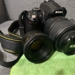Nikon D5000 他単焦点、バック付属