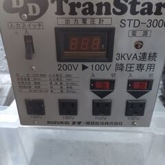 変圧器 200v 100v  