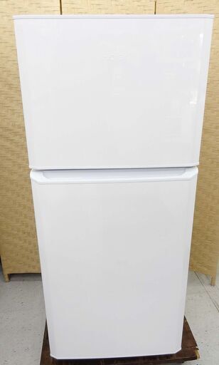 【恵庭】ハイアール　冷凍冷蔵庫　JR-N121A　2016年製　121L　2ドア　右開き　ホワイト　中古品　PayPay支払いOK！