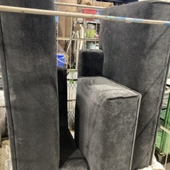 2021年 フランフラン メーネ3点セット ソファ15.9万+オットマン3.4万 ブラック Francfranc