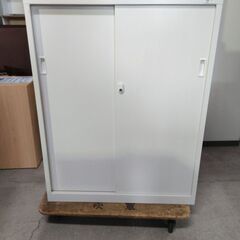 中古　SEIKO製　引き違い書庫　ALZ-S34　鍵付き　【Q0929-05松】