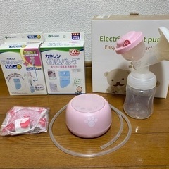 電動搾乳機　母乳パック