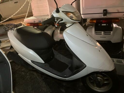 実働　ディオ　AF62　白　シート張替え渡し 実働 ディオ AF62 白 シート張替え渡し