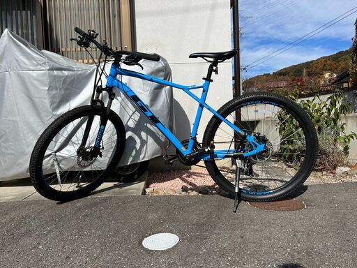自転車　GT（アグレッサーSPORT)　色：シアンブルー　サイズ:L(27.5インチ)