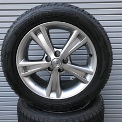 値下げ、3スタッドレス235/55/18 5H PCD114.3 アルミ付