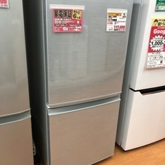 シャープ 2ドア冷蔵庫 137L SJ-D14F-S K10-13