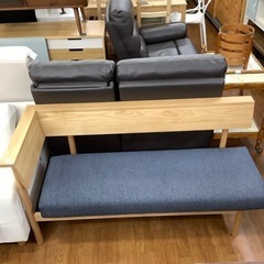 右肘コーナーベンチ　ND Style オーク材　縦70×横145×奥57 右肘コーナーベンチ ND Style オーク材 縦70×横145×奥57