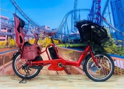 Ⅳ 4375 超高性能バッテリー12.6A　新品日本製タイヤ　子供乗せ電動自転車