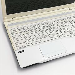 保証付 新品SSD 15.6型 ノートパソコン 富士通 AH42/K 中古美品 
