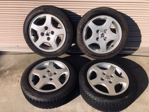 冬タイヤ 155/65R14 プジョー用BBSアルミ付き4本組 【公式通販】 冬タイヤ 155/65R14 プジョー用BBSアルミ付き4本組 【公式通販】